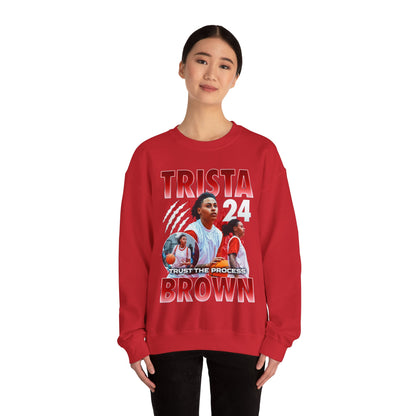 Trista Brown Crewneck Sweatshirt