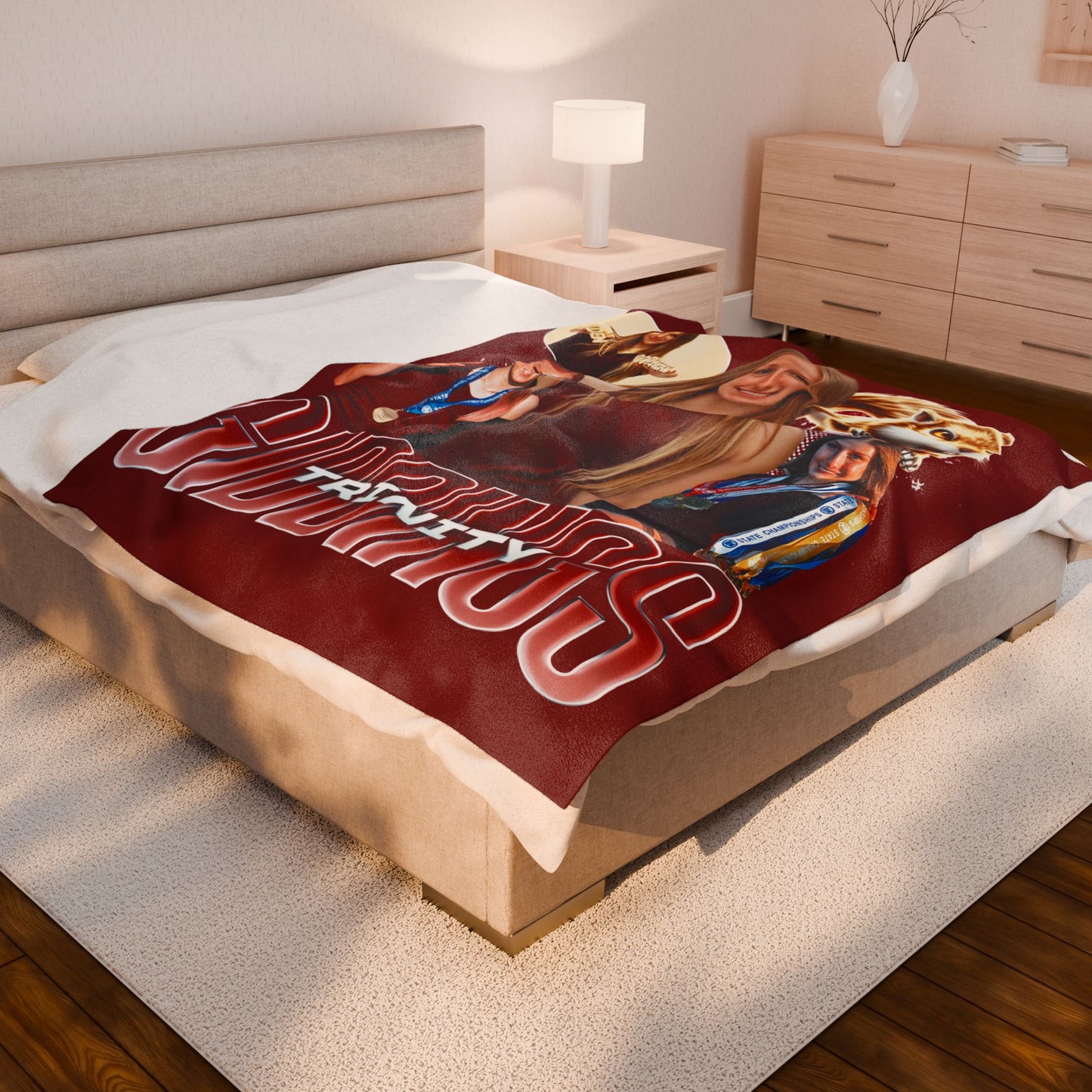 Trinity Giddings 60"-80" Plush Blanket