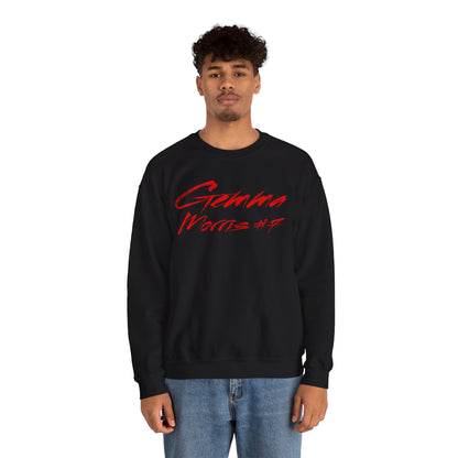 Gemma Morris Cursive Name & Number Crewneck Sweatshirt
