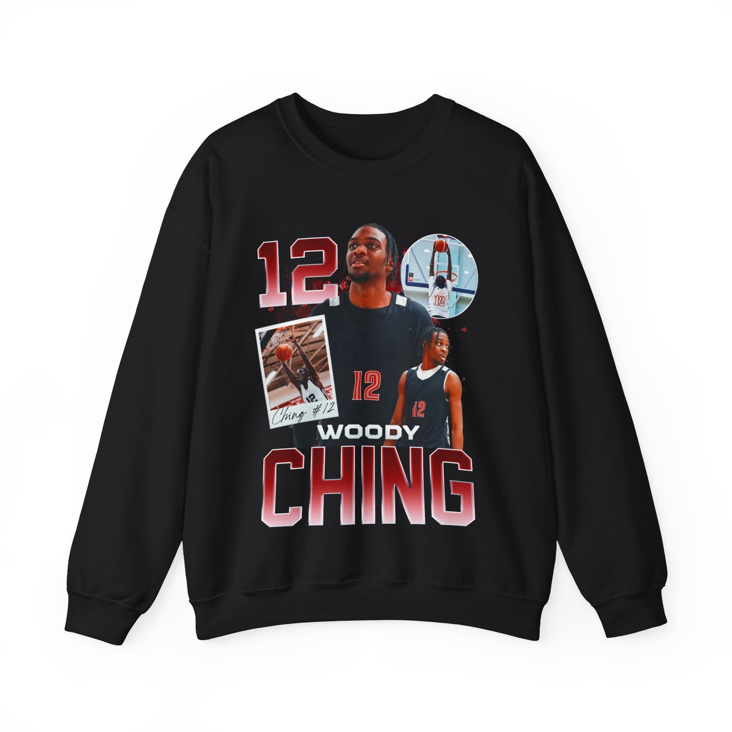 Woody Ching Name & Number Ombre Crewneck Sweatshirt