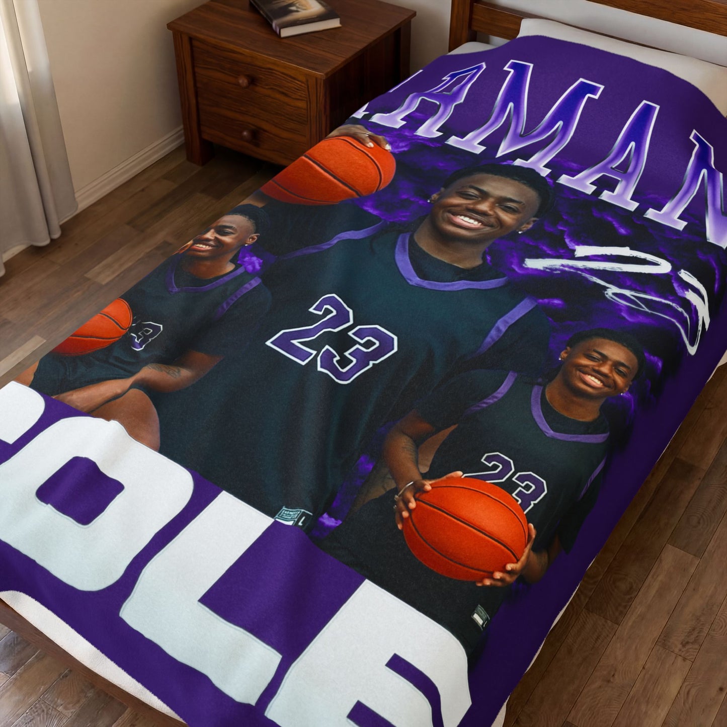 Armani Cole 60"-80" Plush Blanket