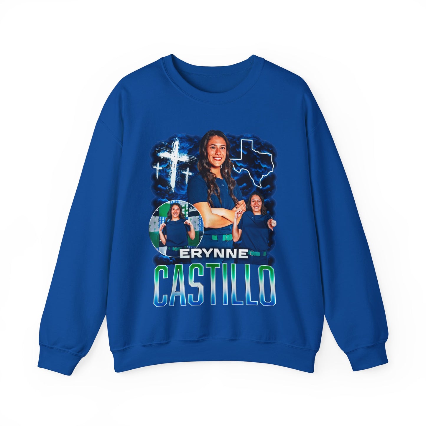 Erynne Castillo Faith Based Crewneck Sweatshirt