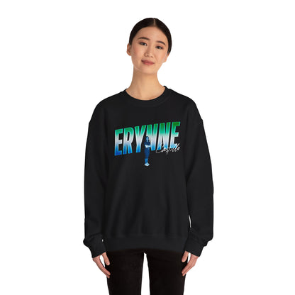 Erynne Castillo Cursive Combo Colored Crewneck Sweatshirt