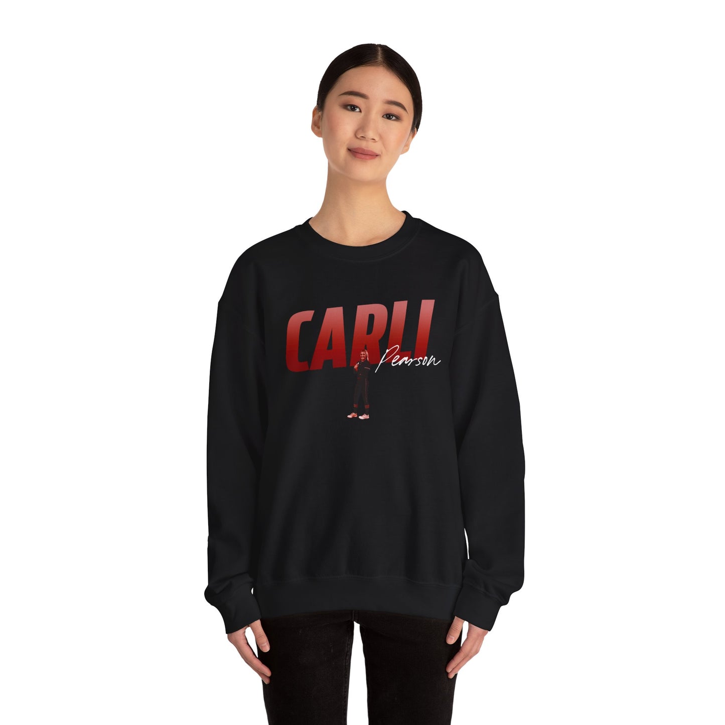 Carli Pearson Big Last Name Crewneck Sweatshirt