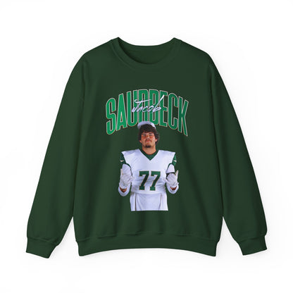 Jacob Saurbeck Curved Combo Colored Crewneck Sweatshirt