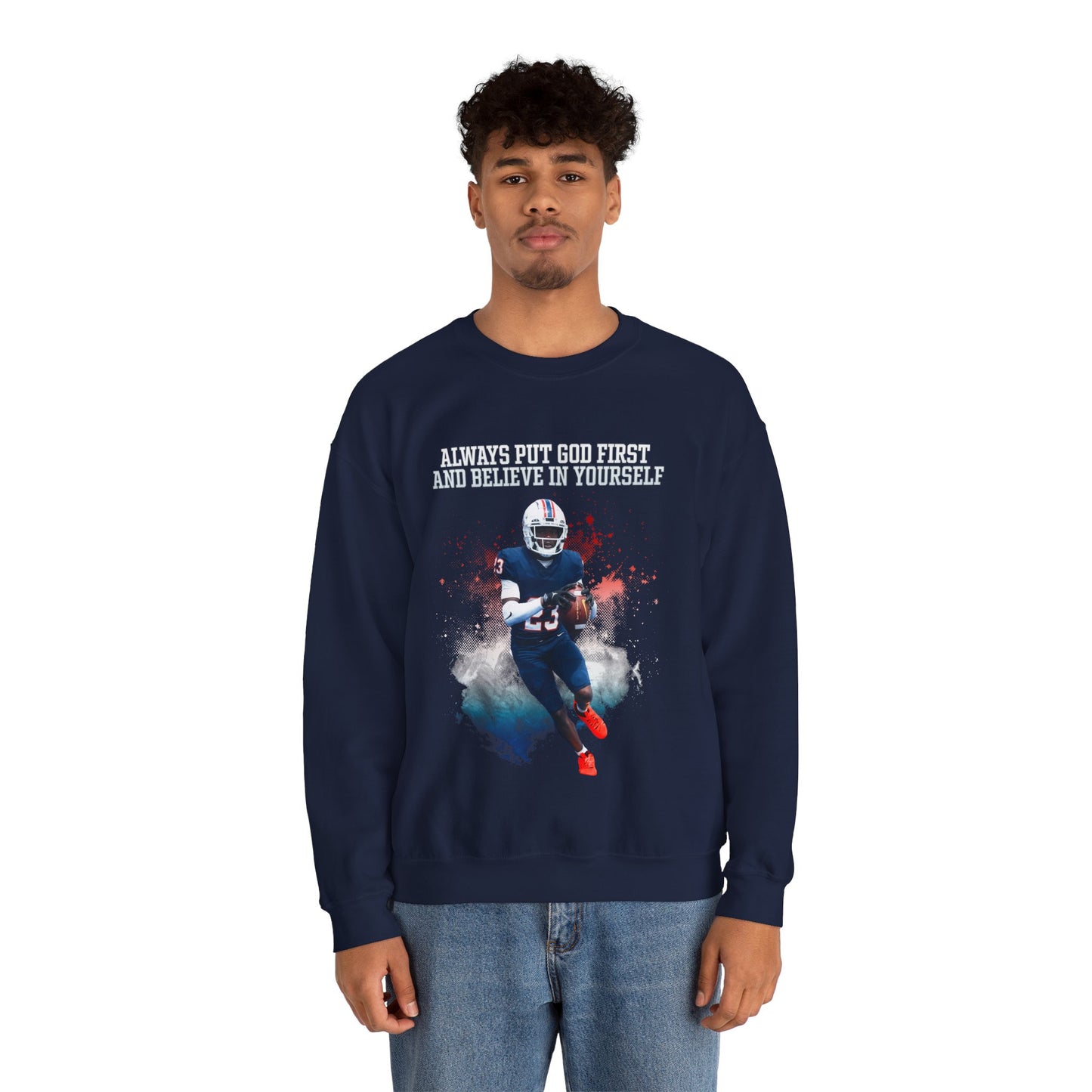 Abdullah Ahmad Featured Quote Crewneck Sweatshirt
