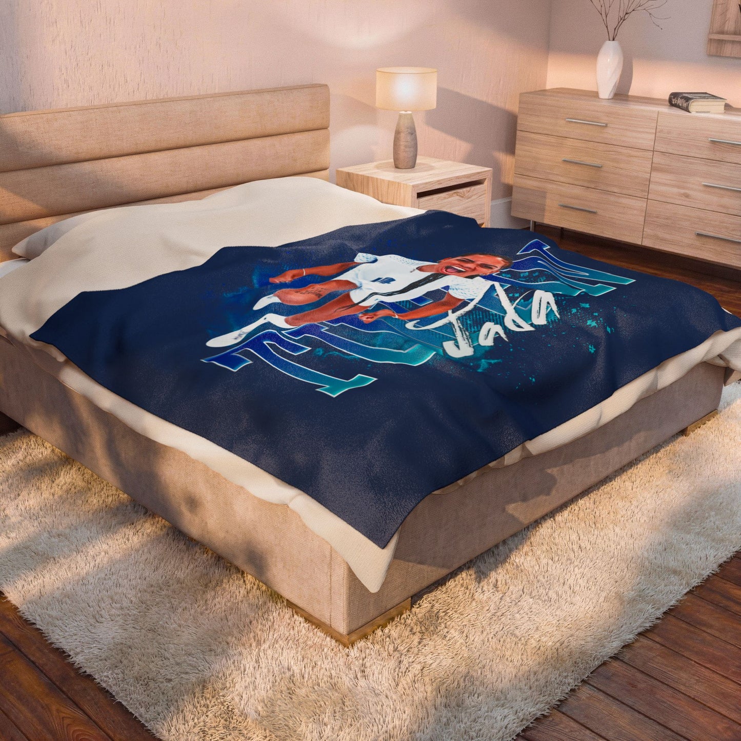 Jada Tuffin 60"-80" Plush Blanket