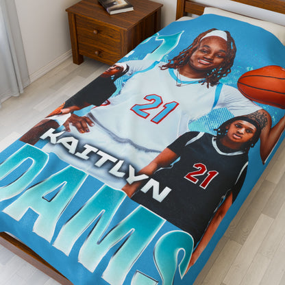 Kaitlyn Adams 60"-80" Plush Blanket