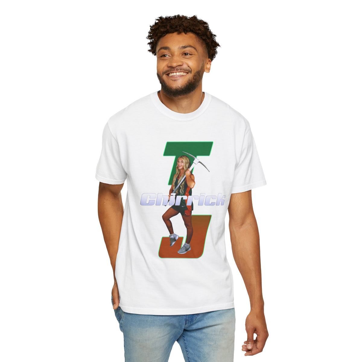 TJ Chirrick Retro Initials Premium Tee
