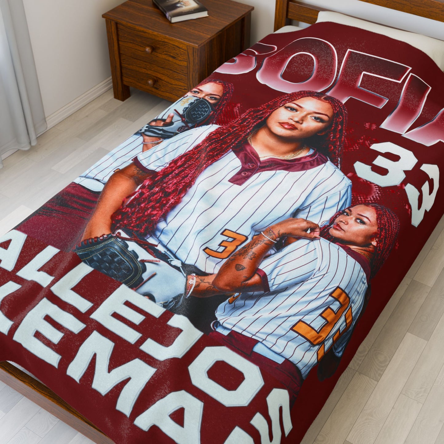 Sofia Vallejos-Coleman 60"-80" Plush Blanket