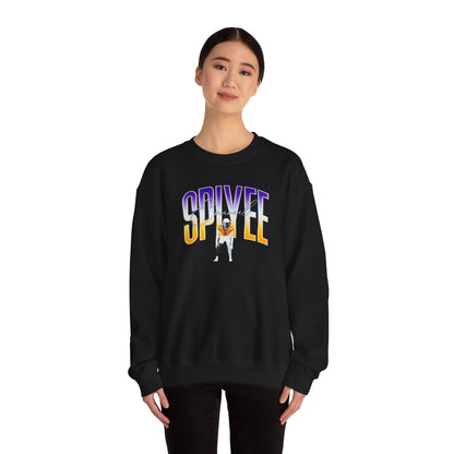 Emanuel Spiyee Curved Combo Colored Crewneck Sweatshirt