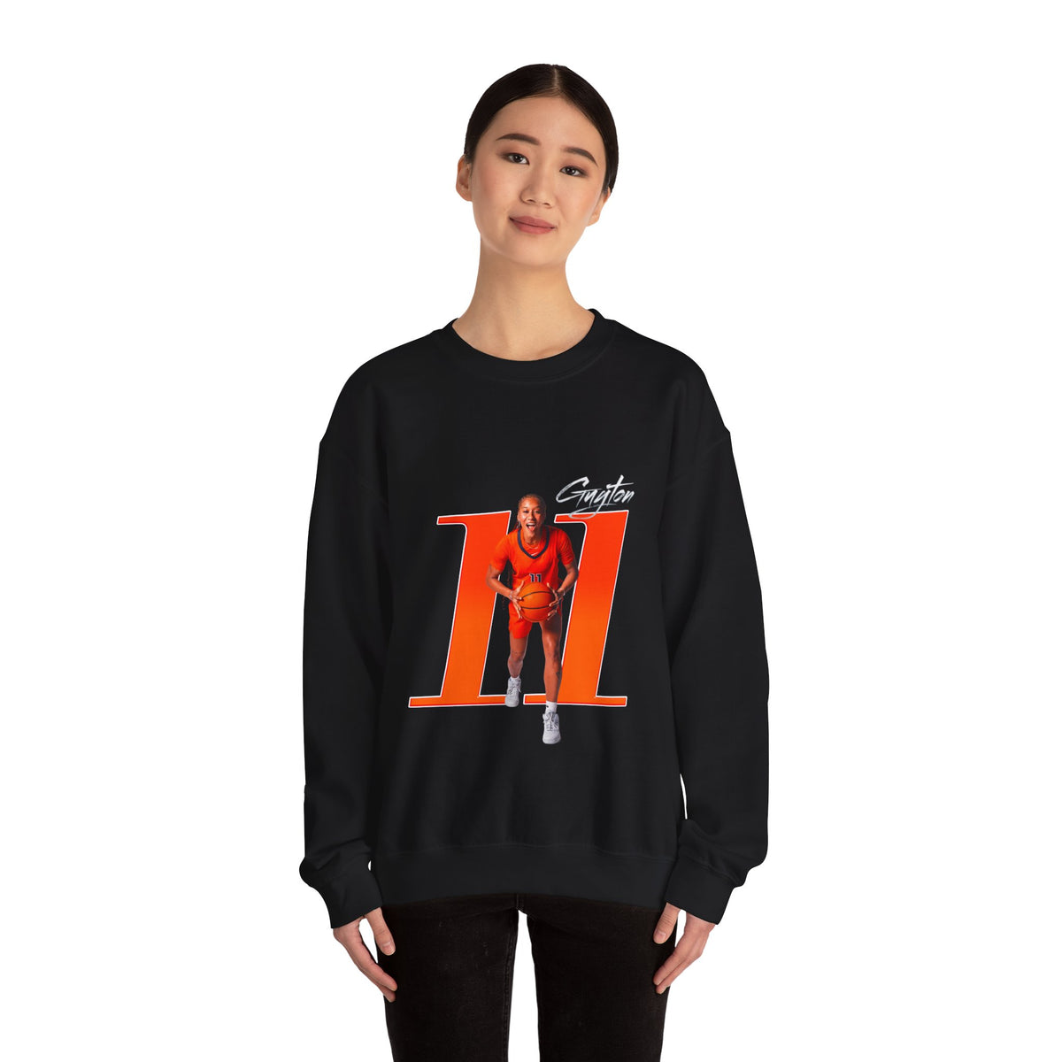 Aaliyah Guyton Player Icon Number Crewneck Sweatshirt