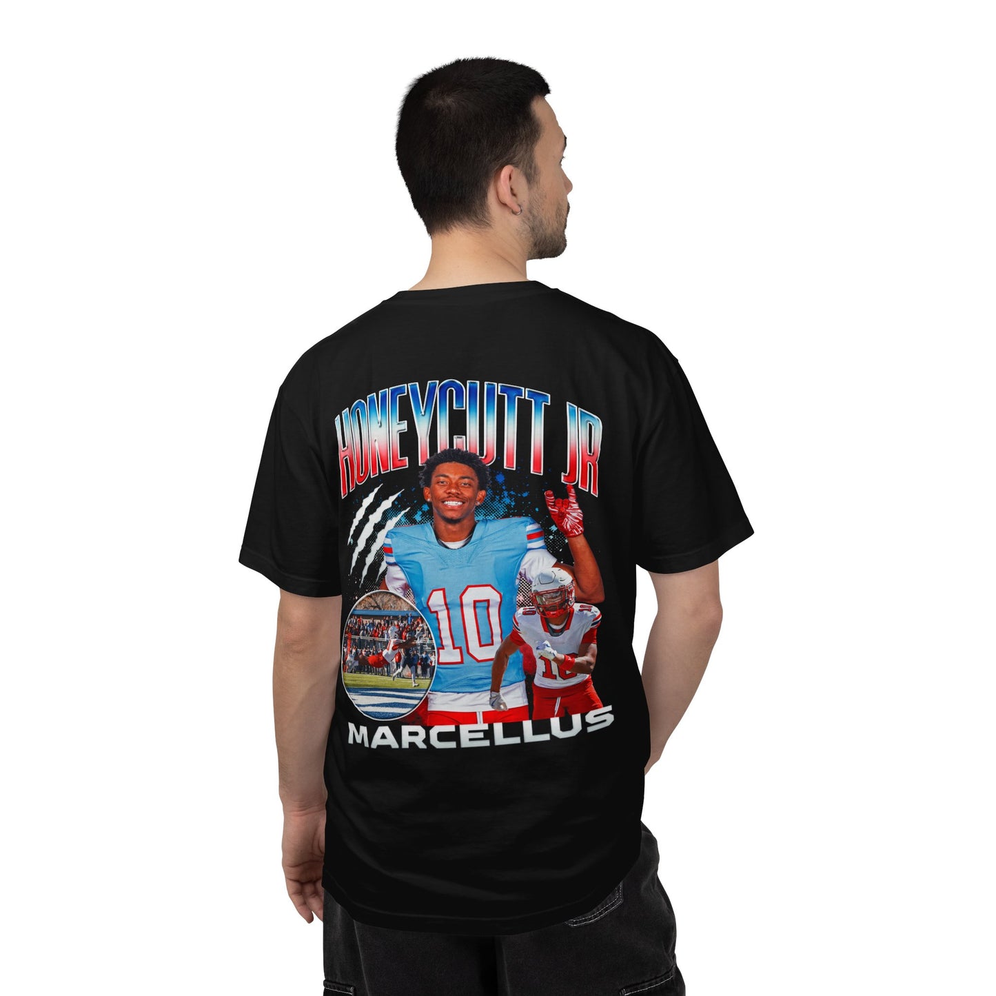 Marcellus Honeycutt Jr. Logo Front & Back Premium Tee