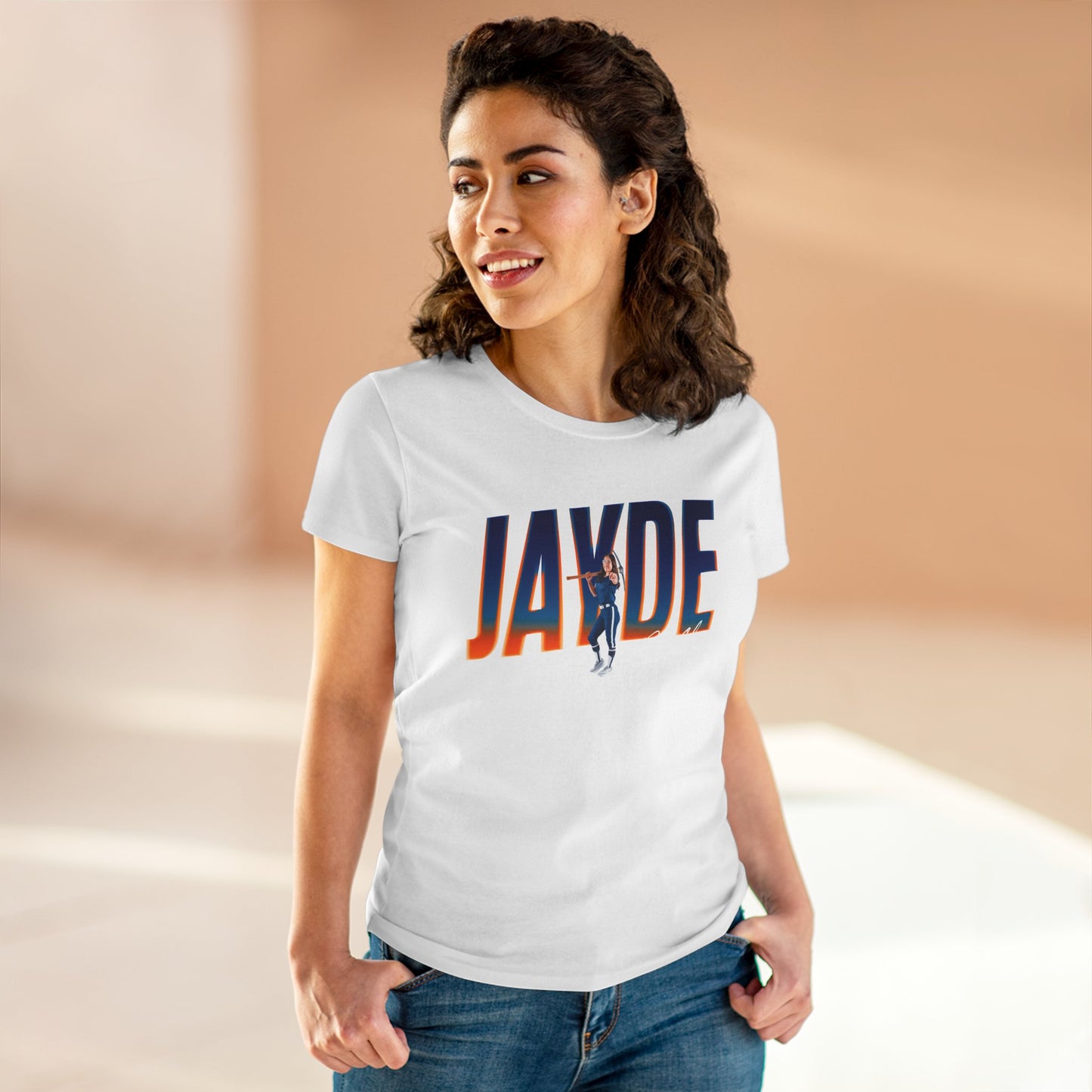 Jayde Pagdilao Cursive Combo Women's Tee