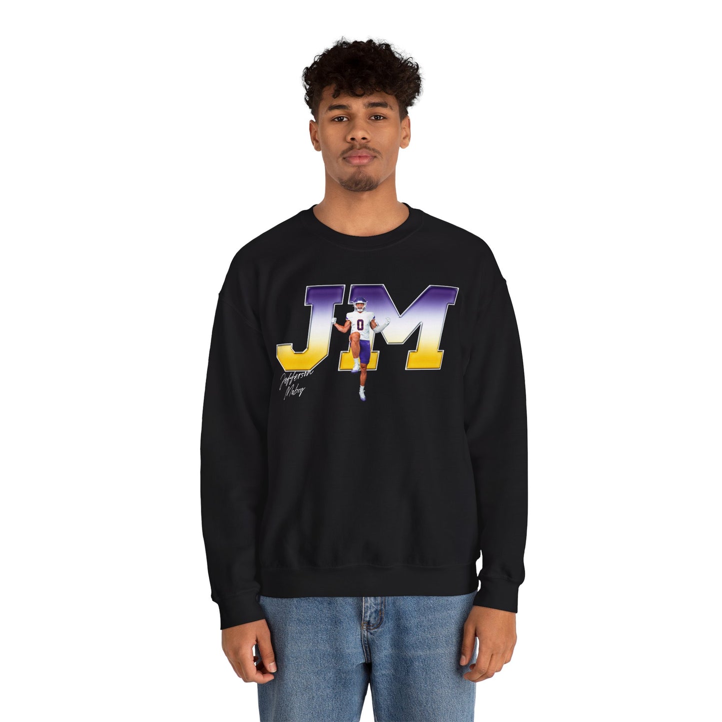Jefferson Mobry Big Initials Crewneck Sweatshirt