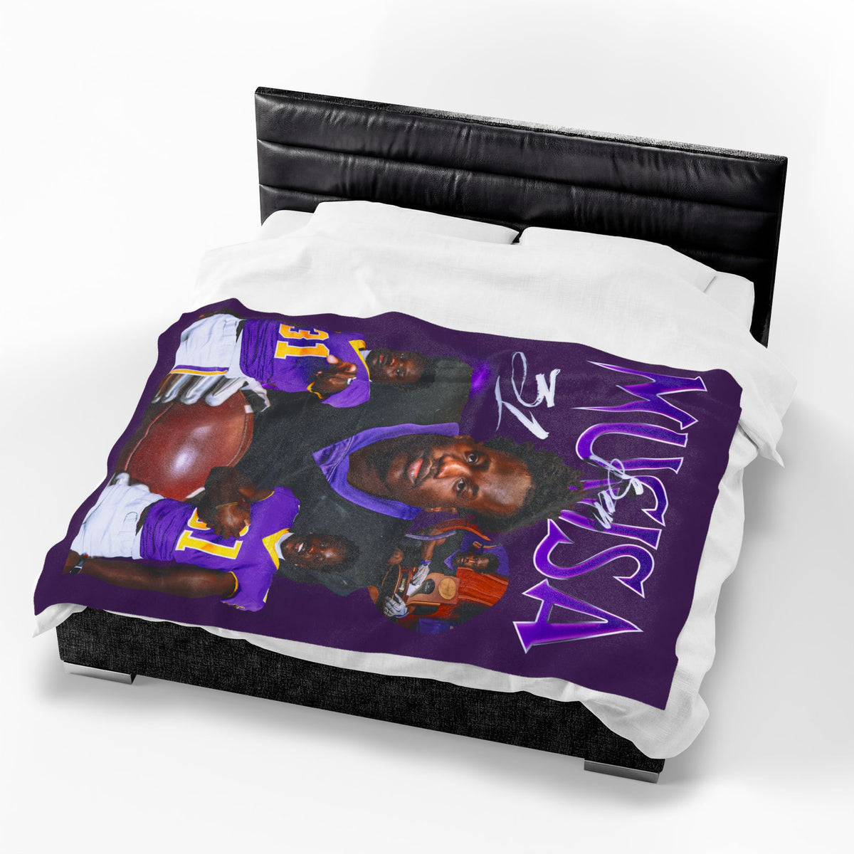 Ben Mugisa 60"-80" Plush Blanket