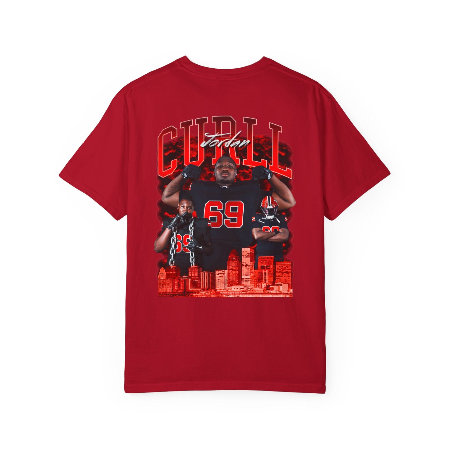 Jordan Curll Logo Front & Back Premium Tee