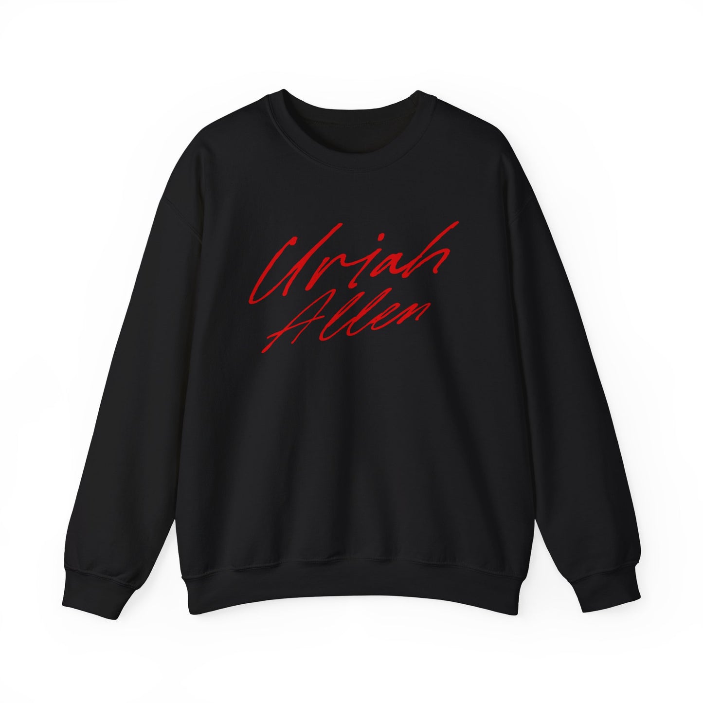 Uriah Allen Cursive Name & Number Crewneck Sweatshirt