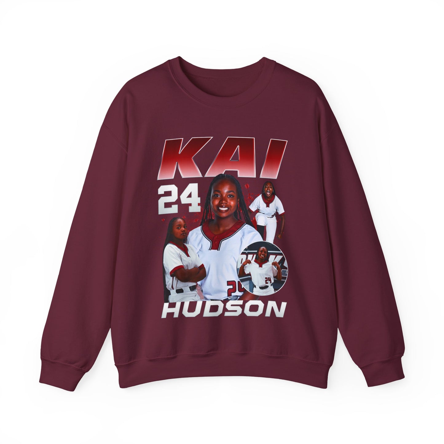 Kai Hudson First Name Highlight Crewneck Sweatshirt