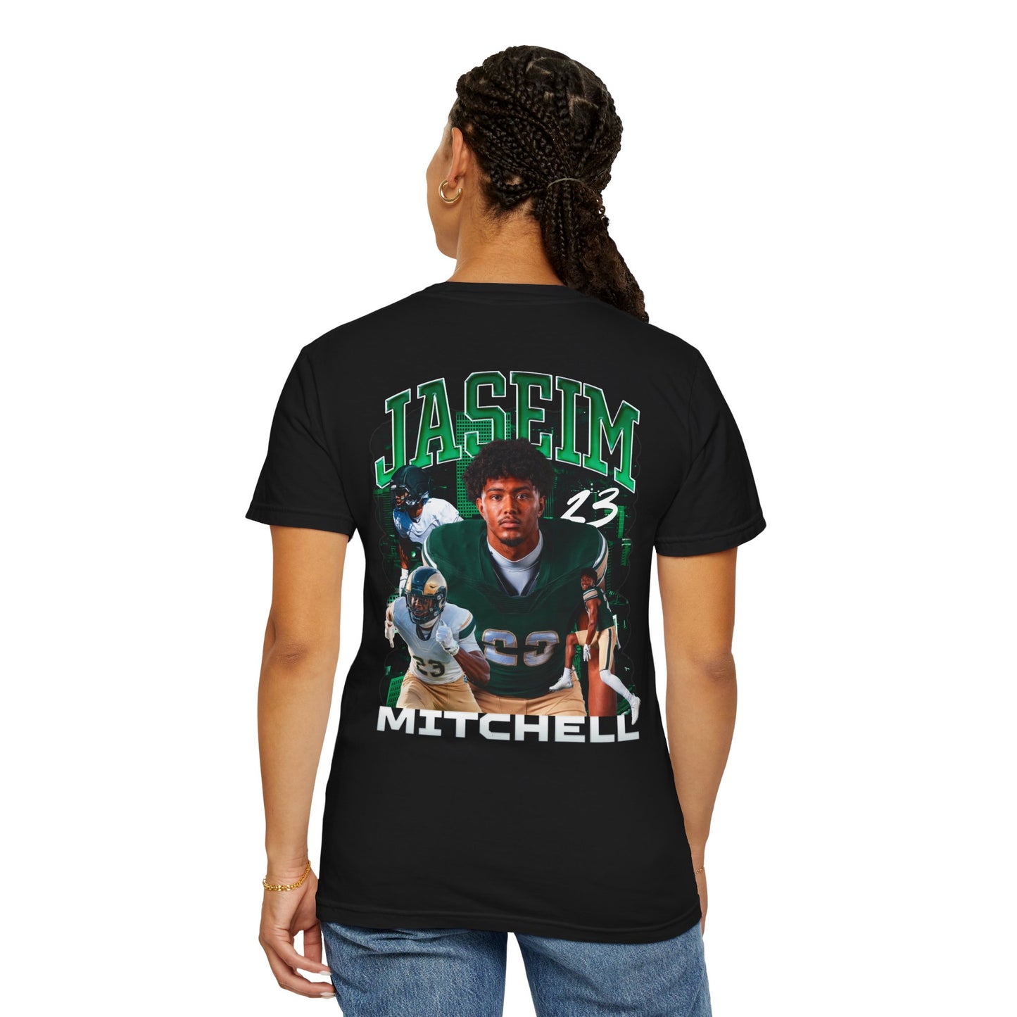 Jaseim Mitchell Logo Front & Back Premium Tee