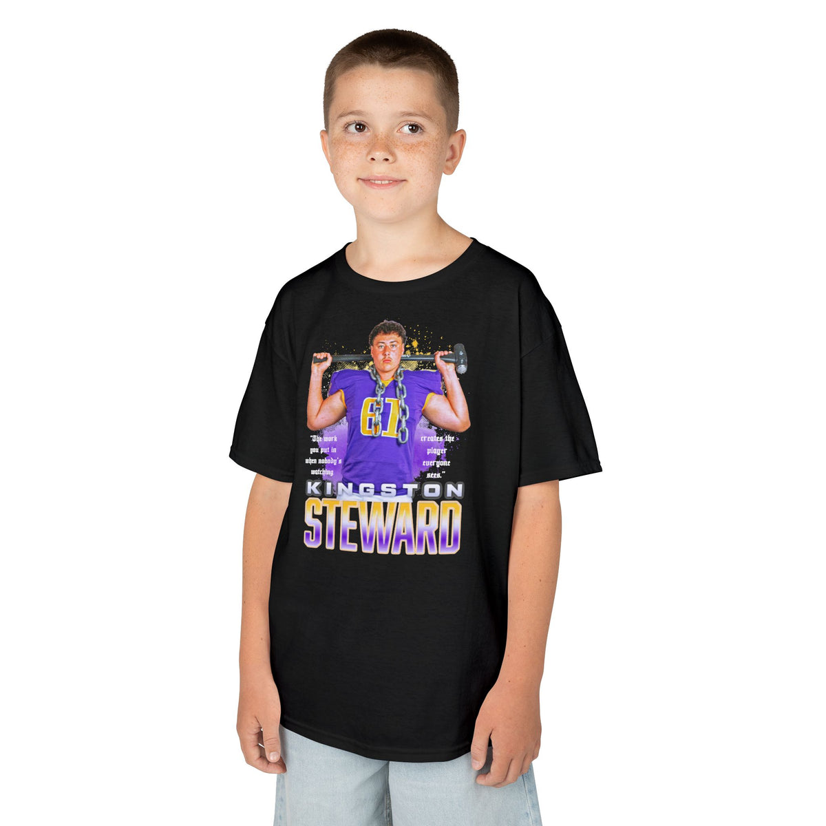 Kingston Steward Featured Quote Kids Tee