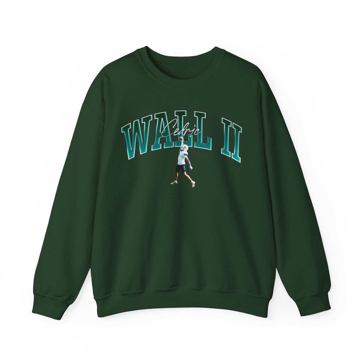 Cedric Wall II Curved Combo Colored Crewneck Sweatshirt