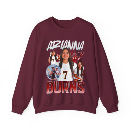 Arianna Burns White & Colored Combo Crewneck Sweatshirt