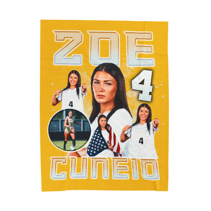 Zoe Cuneio 60"-80" Plush Blanket