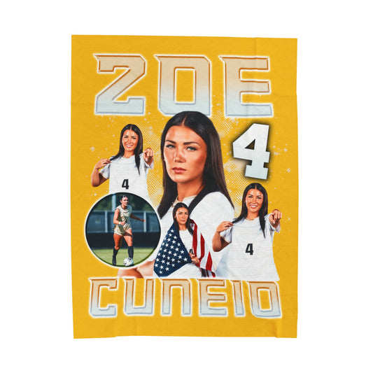 Zoe Cuneio 60"-80" Plush Blanket