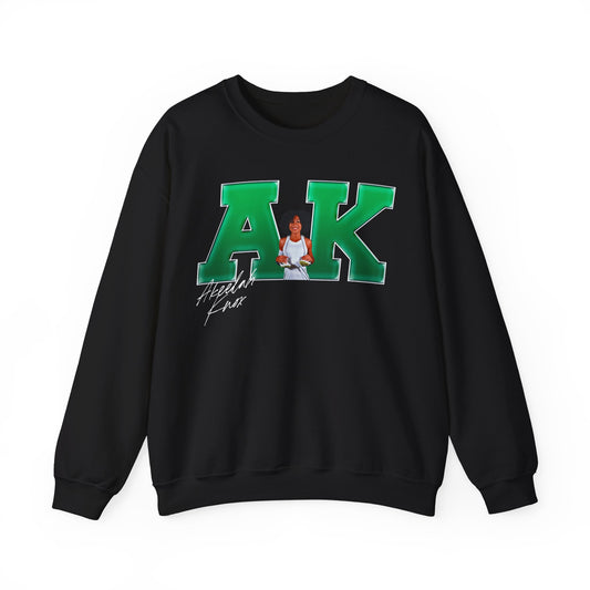 Akeelah Knox Big Initials Colored Crewneck Sweatshirt
