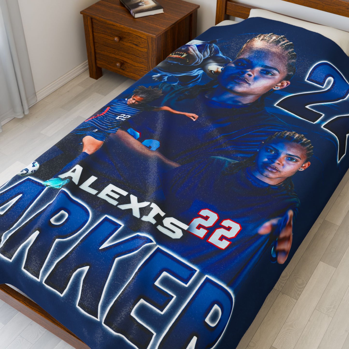 Alexis Parker 60"-80" Plush Blanket