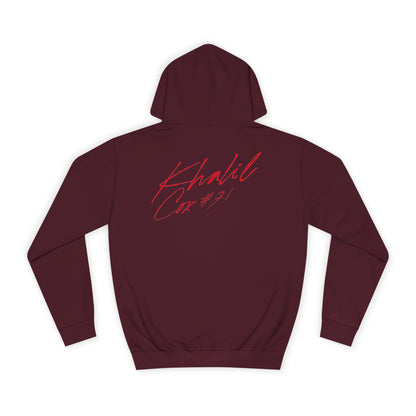 Khalil Cox Cursive Name & Number Premium Hoodie
