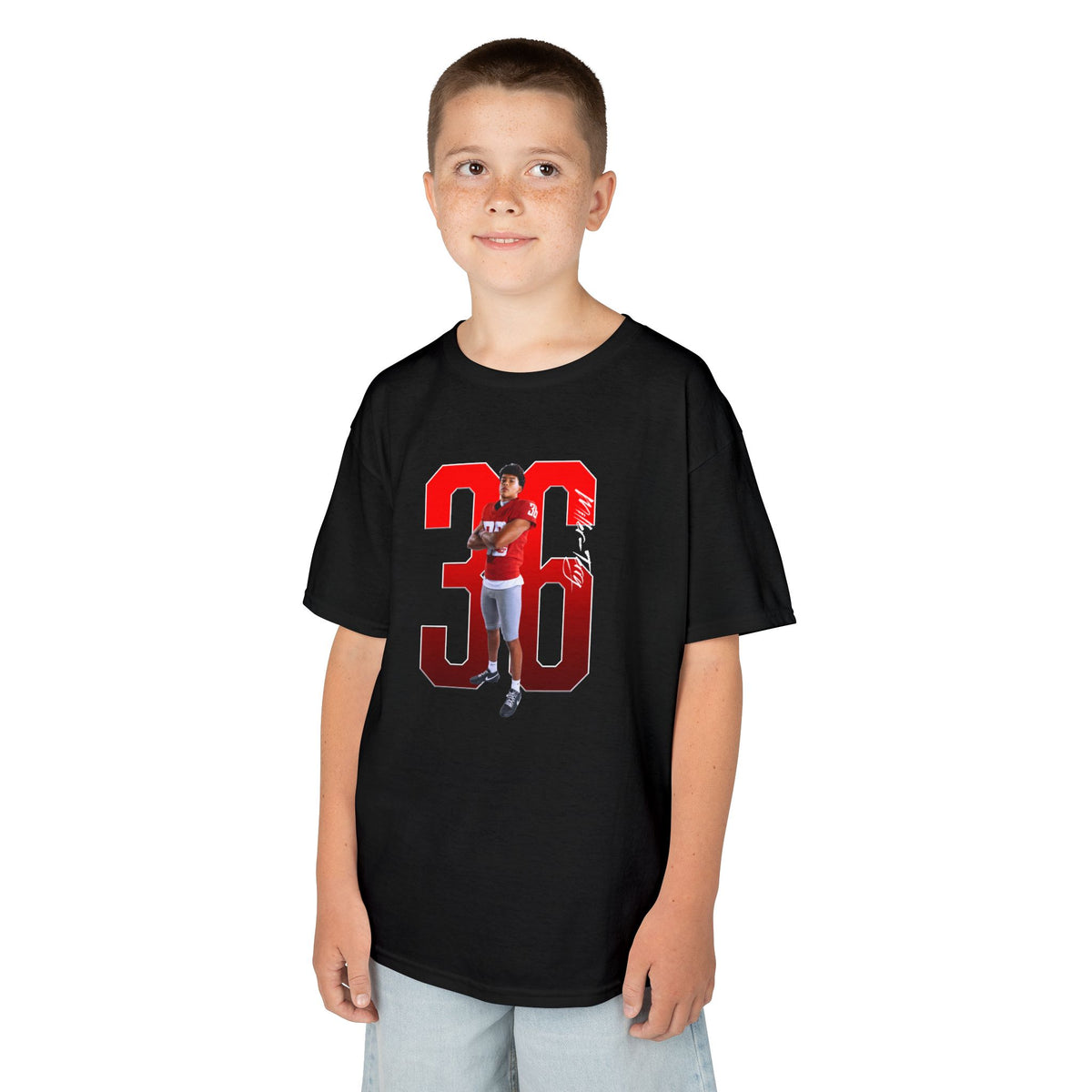 Kenny Miller-Terry Player Icon Number Kids Tee