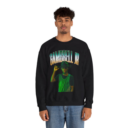Justin Gambrell Jr. Curved Combo Colored Crewneck Sweatshirt