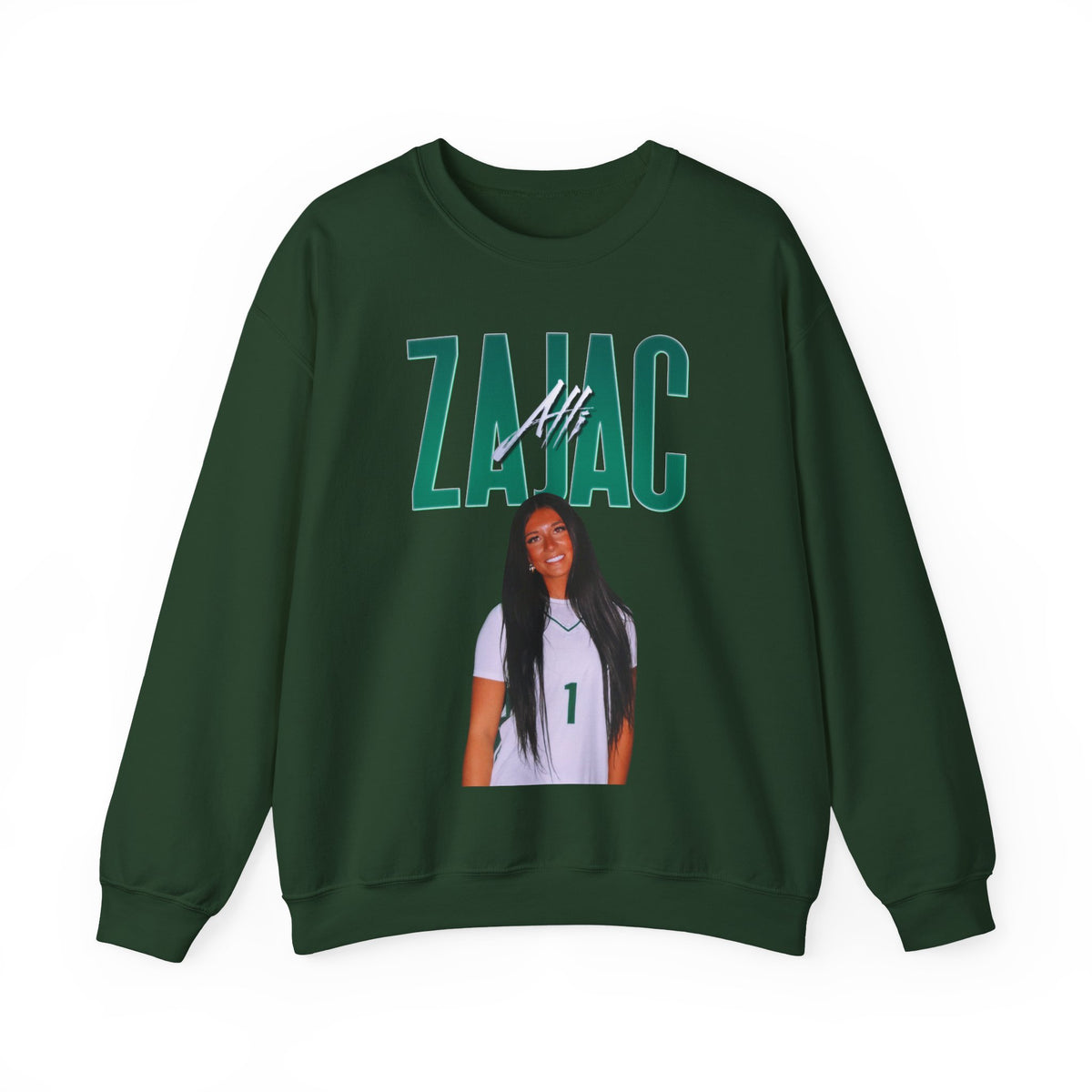Alli Zajac Curved Combo Colored Crewneck Sweatshirt