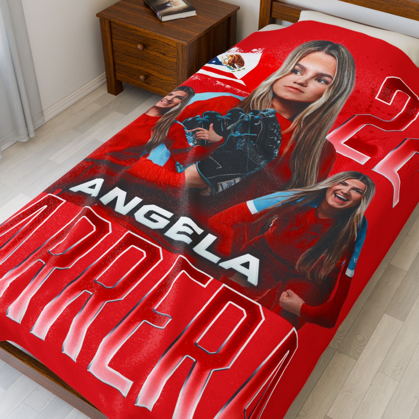Angela Carrera 60"-80" Plush Blanket