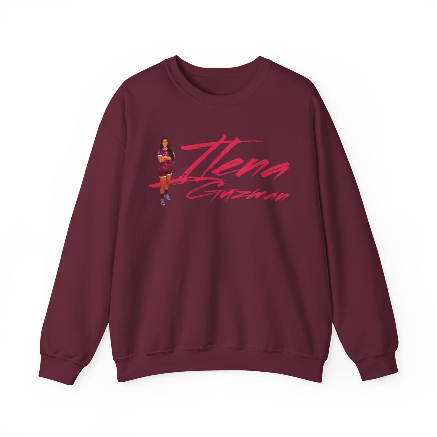 Nena Guzman Cursive Crewneck Sweatshirt