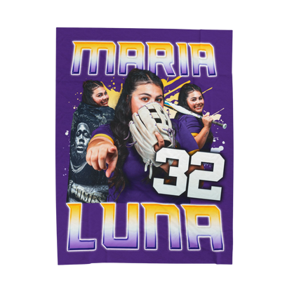 Maria Luna 60"-80" Plush Blanket