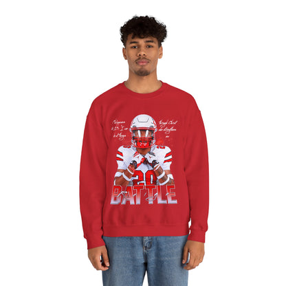Reign Battle Featured Quote Crewneck Sweatshirt