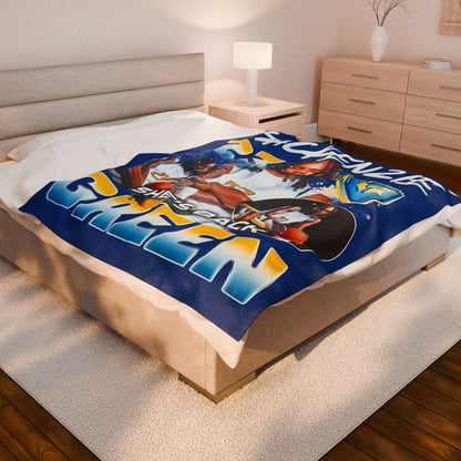 Mackenzie Green 60"-80" Plush Blanket