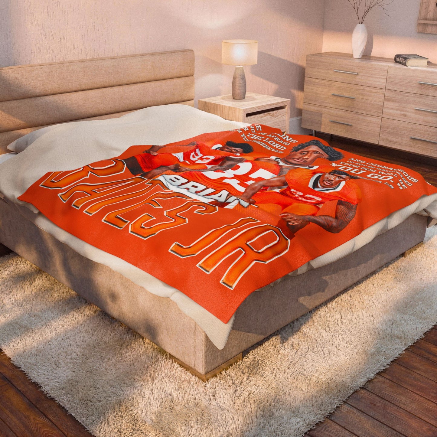 Brian Bates Jr. 60"-80" Plush Blanket