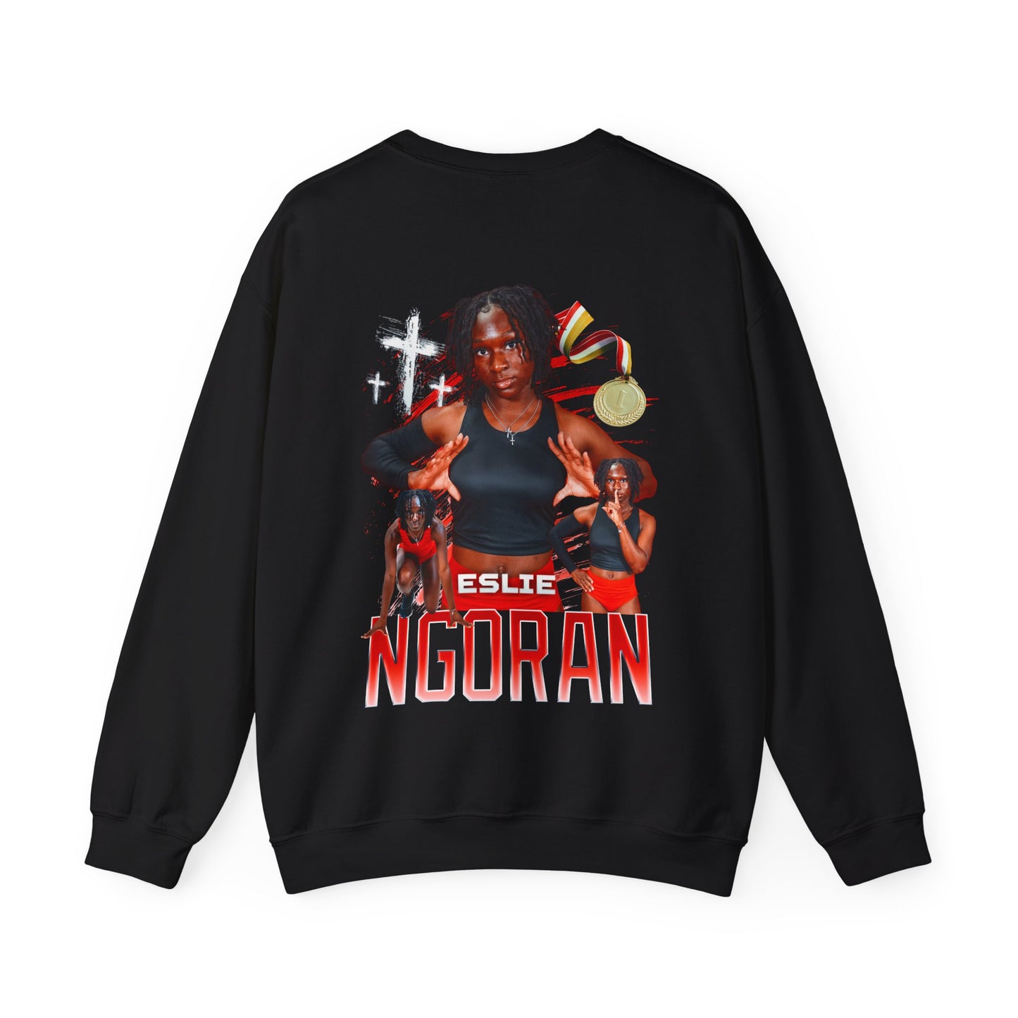 Eslie Ngoran Logo Front & Back Crewneck