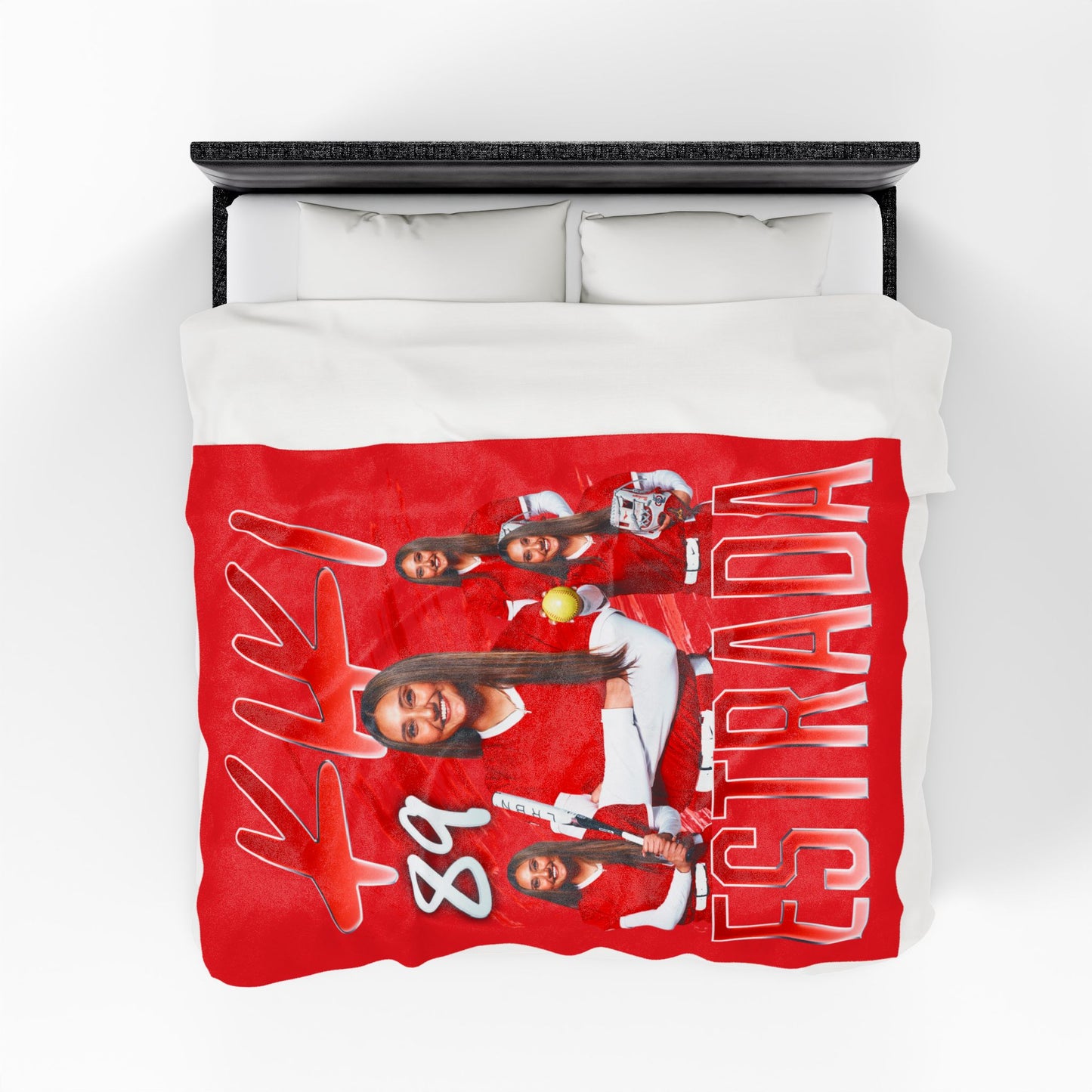 Kiki Estrada Single Color Combo 60"-80" Plush Blanket