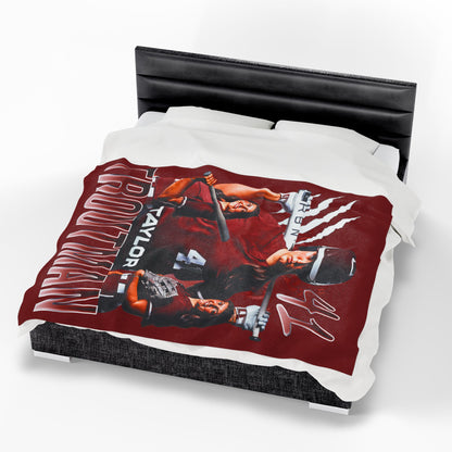 Taylor Troutman Name & Number Combo 60"-80" Plush Blanket