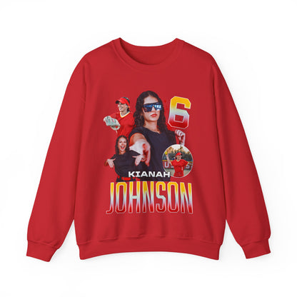 Kianah Johnson Name & Number Ombre Crewneck Sweatshirt