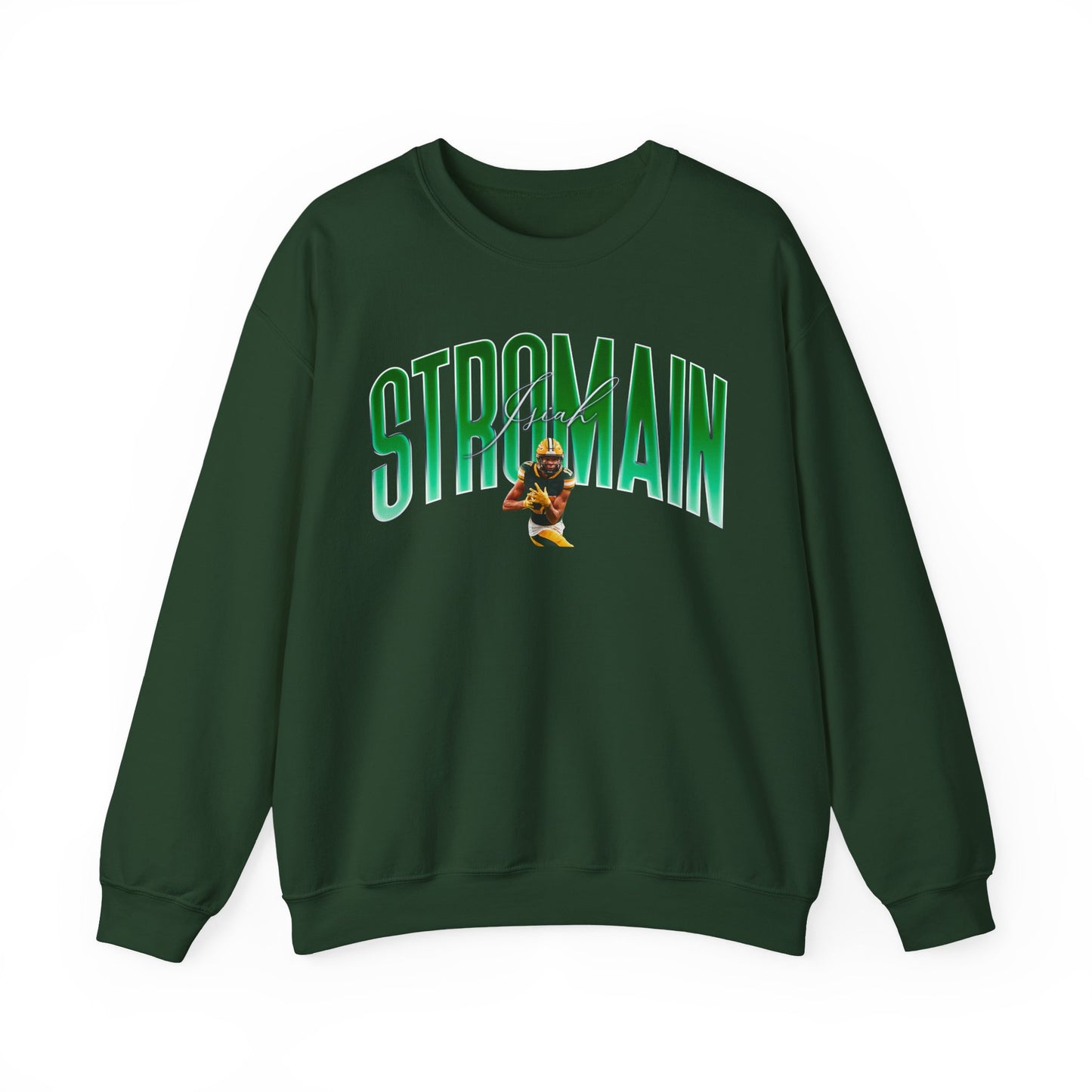 Isiah Stromain Big Last Name Crewneck Sweatshirt