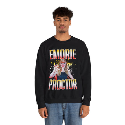 Emorie Proctor Hombre Combo Crewneck Sweatshirt