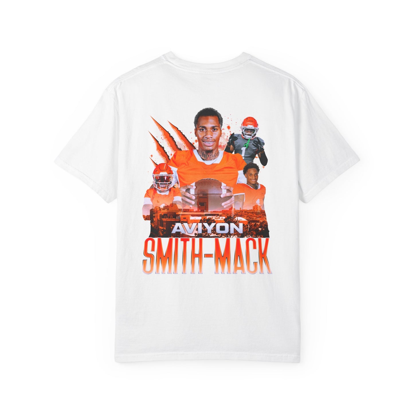 Aviyon Smith-Mack Logo Front & Back Premium Tee