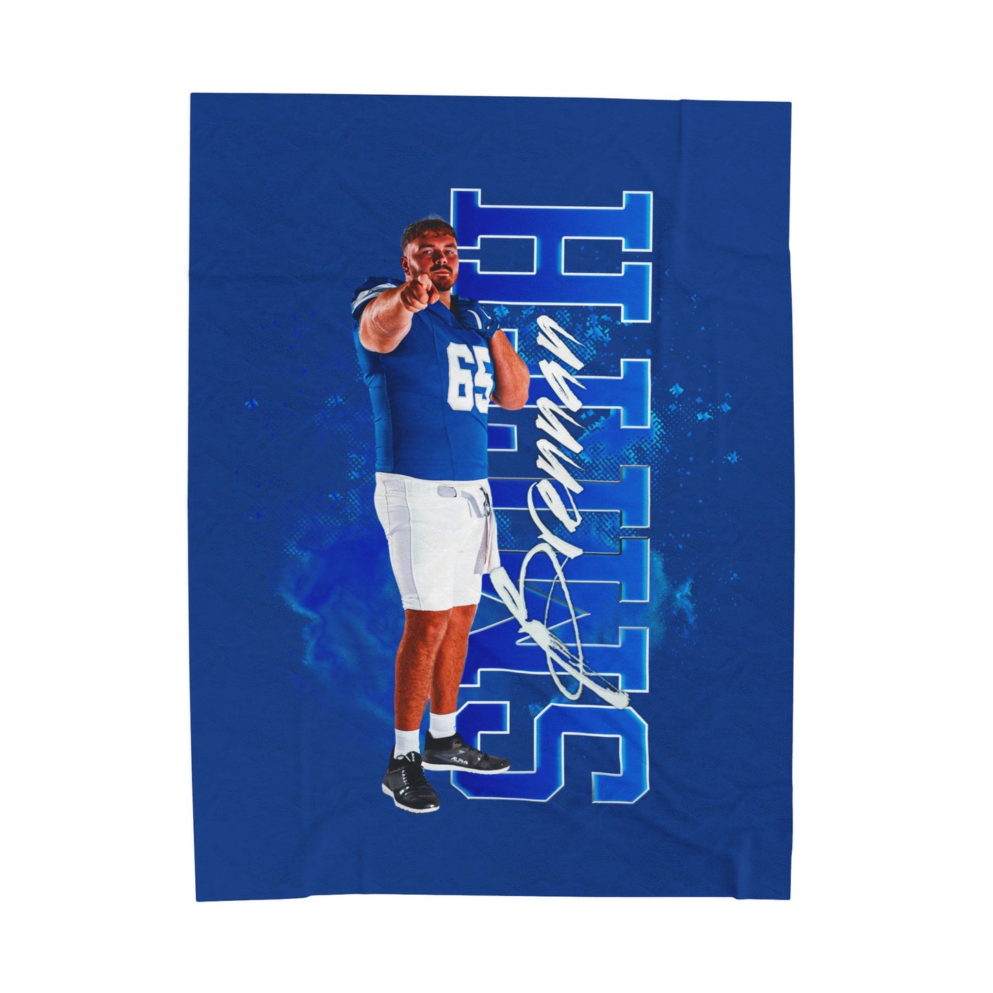 Brennan Smith 60"-80" Plush Blanket