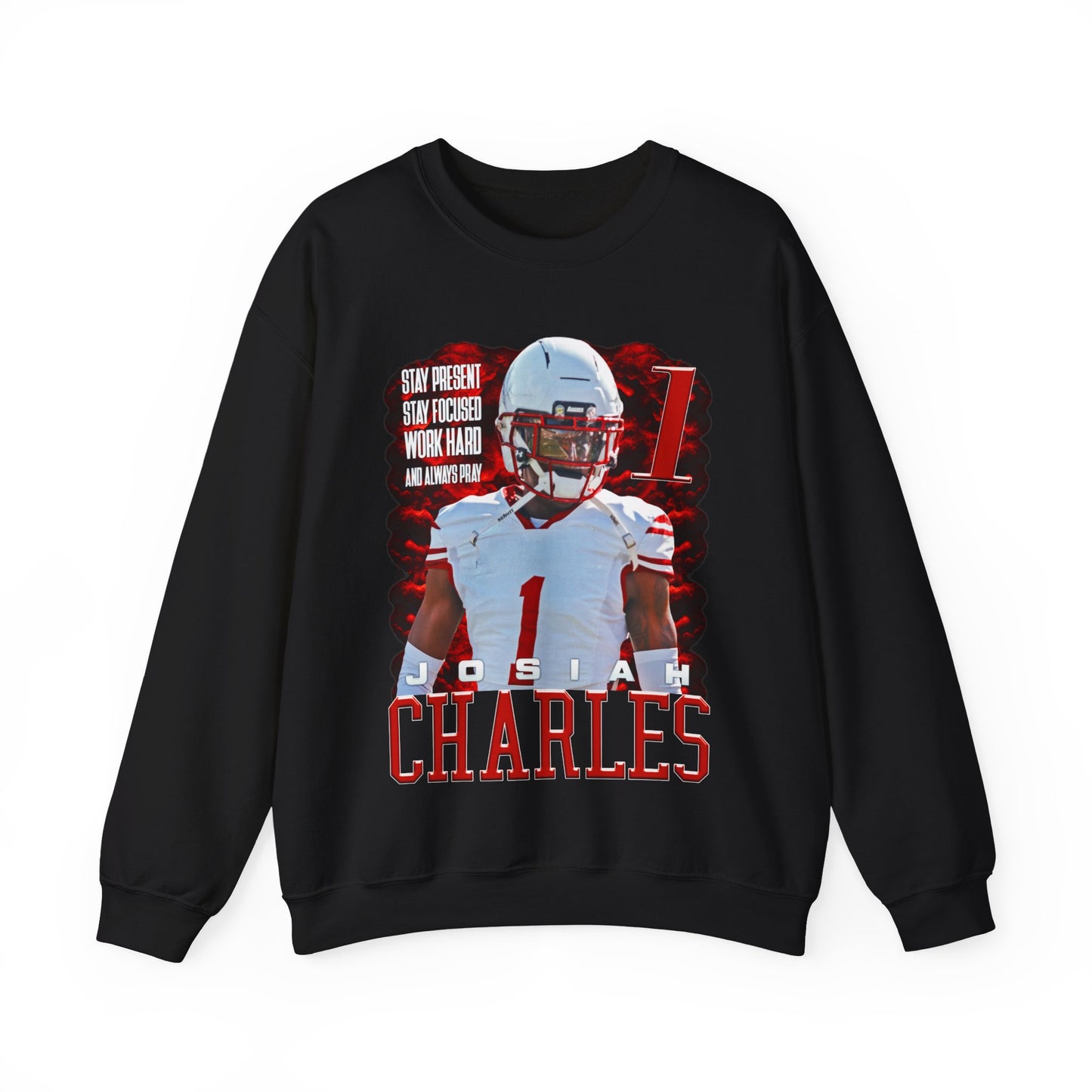 Josiah Charles Featured Quote Crewneck Sweatshirt